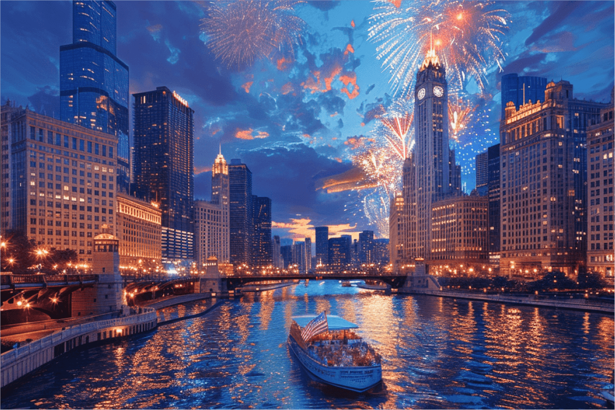 Chicago 4th of July Fireworks - Funderstanding