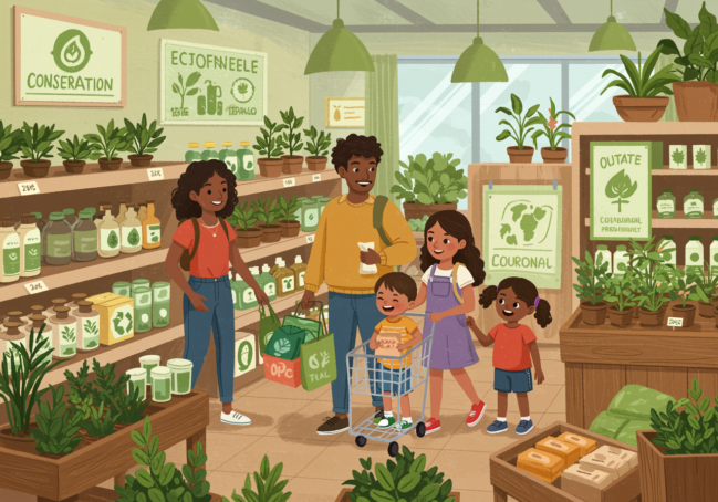 Shop Smart, Save the Planet: Your Family's Guide to Eco-Friendly Shopping